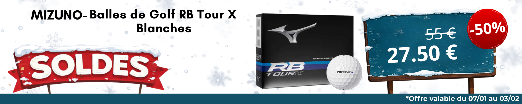 Solde Balles RB TOUR MIZUNO