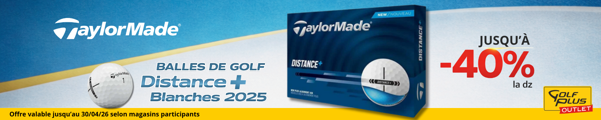 OFFRE BALLES TAYLORMADE