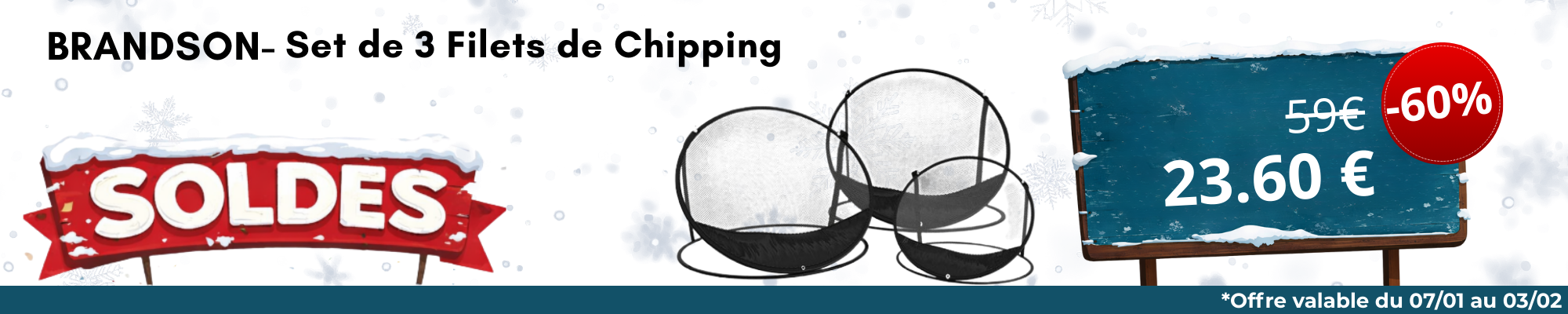 Solde Filet Chipping BRANDSON